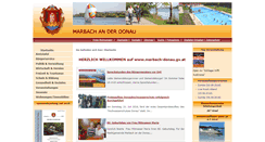Desktop Screenshot of marbach-donau.at